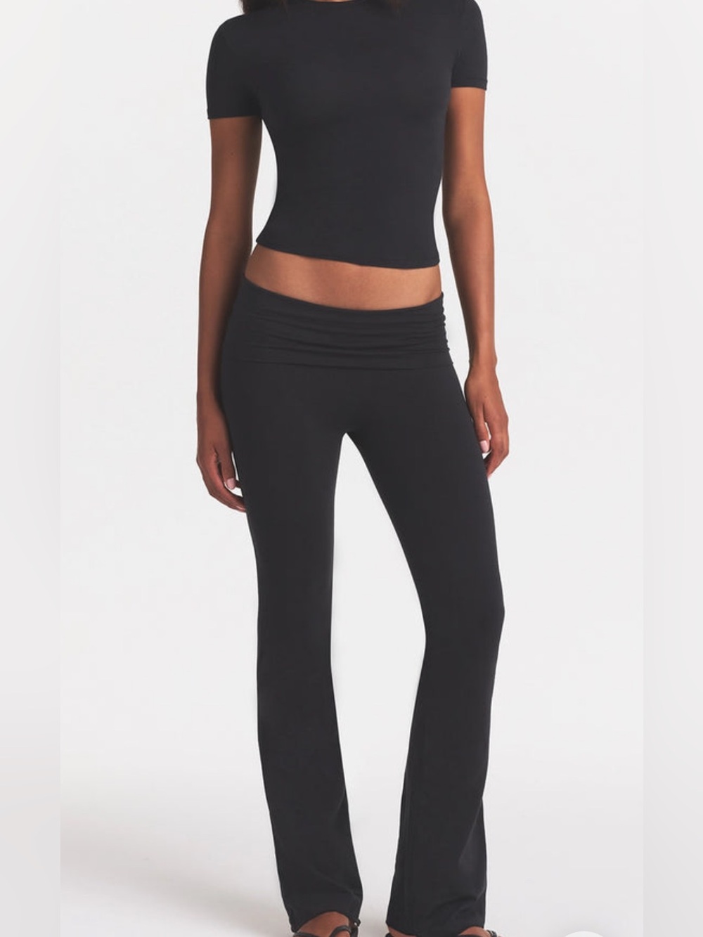 Skims- Fold over Pant Cotton Jersey